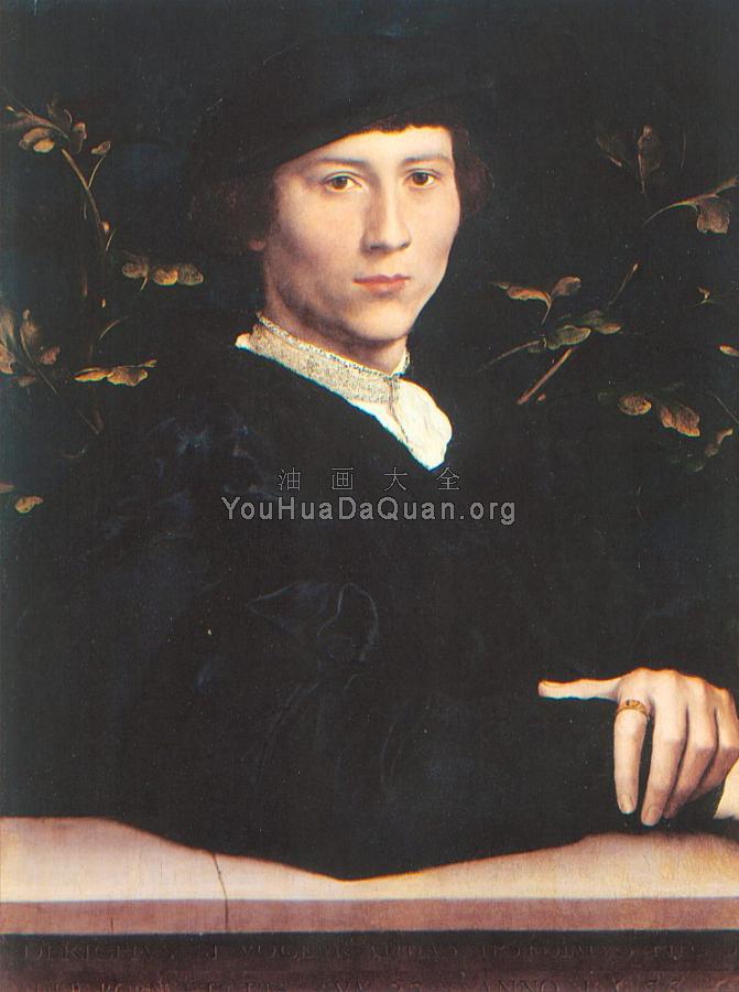 Portrait of Derich Born - 小汉斯·荷尔拜因